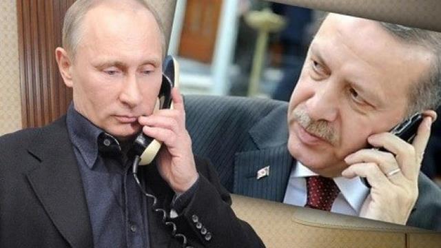 Erdoğan, Putinle telefonda görüştü Erdoğan, Putinle telefonda görüştü
