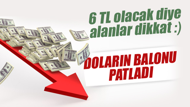 Dolar 5 hafta sonra dÃ¼ÅÃ¼Åe geÃ§ti