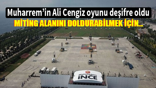 CHP'nin Maltepe'de miting oyunu