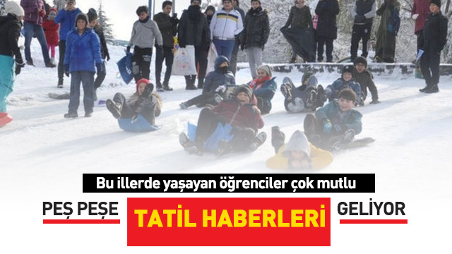 Kar Nedeniyle Okulların Tatil Edildiği İller Kar Nedeniyle Okulların Tatil Edildiği İller