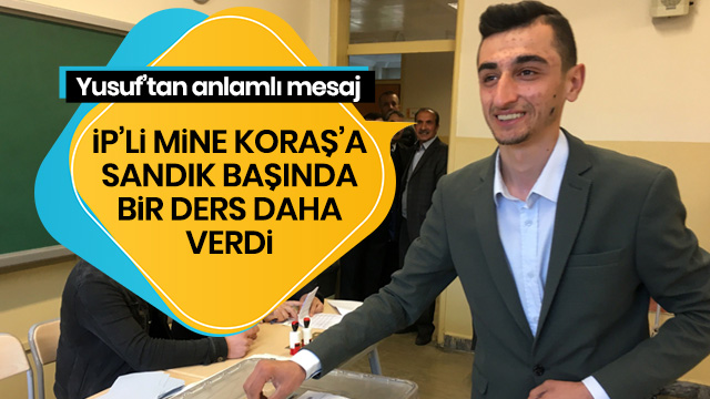 Mine Koraş'ın hakaret ettiği Yusuf Özoğul, oy verdi