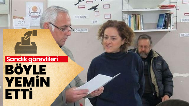 Büyük gün geldi! Sandık görevlileri işte böyle yemin etti