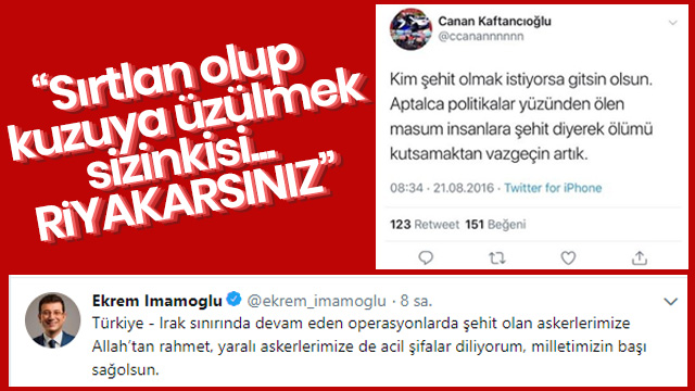 Kandil'in sÃ¶zcÃ¼sÃ¼ HDP'li DemirtaÅ'a Ã¶vgÃ¼ler dizen Ekrem Ä°mamoÄlu'na bÃ¼yÃ¼k tepki